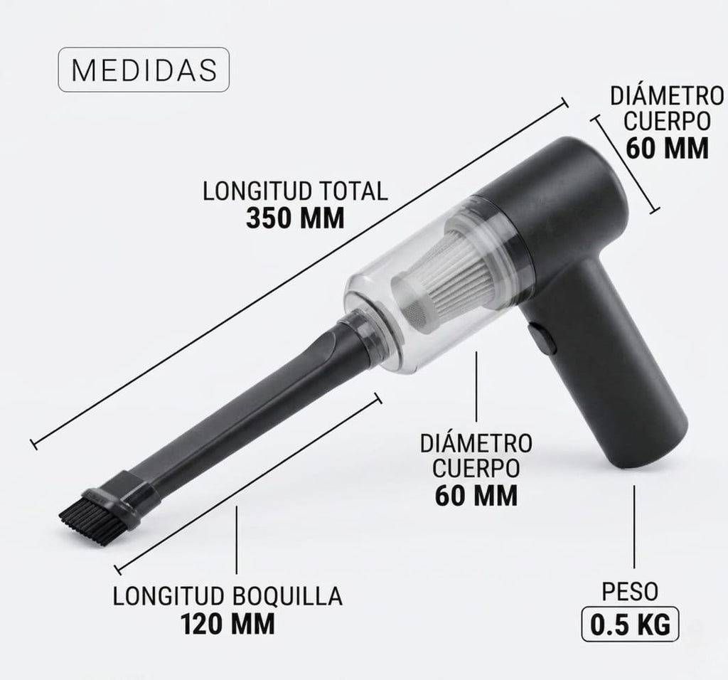 Aspiradora de Lujo ZIVO-Limpieza sin esfuerzo