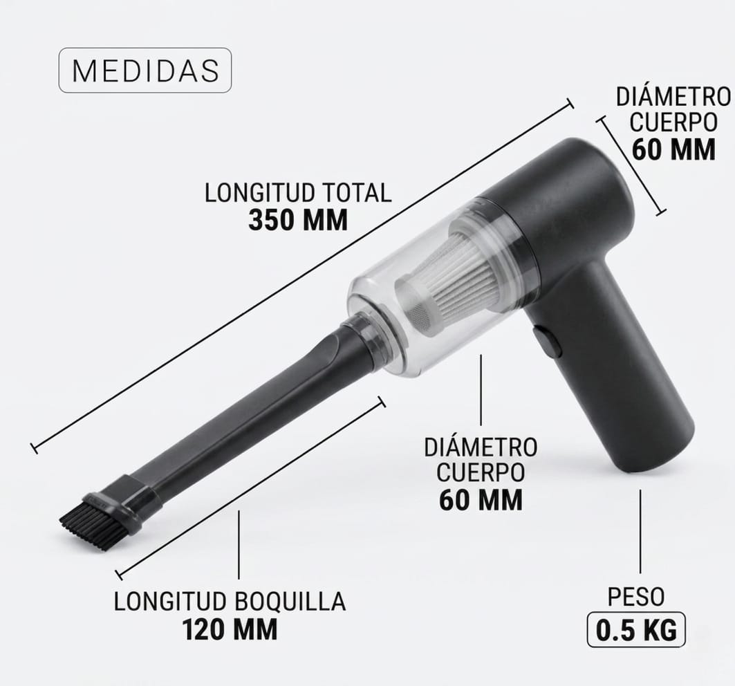 Aspiradora de Lujo ZIVO-Limpieza sin esfuerzo