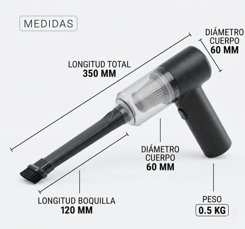 Aspiradora de Lujo ZIVO-Limpieza sin esfuerzo